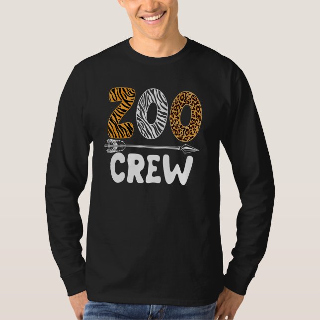 Zoo Crew Safari Zookeeper Tierzoogoge 1 T-Shirt (Vorderseite)