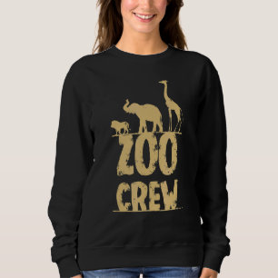 Zoo Crew Safari Zookeeper Zoologe Park Ke Sweatshirt
