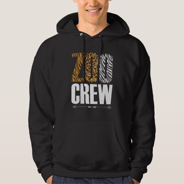 Zoo Crew Safari Zoologist Animals Hoodie (Vorderseite)