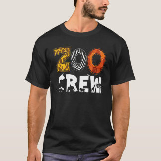 Zoo Crew Tierdruck Für Tierpfleger Kinder Herren D T-Shirt