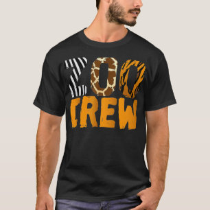 Zoo Crew Tierpfleger Safari Wildlife Kostüm Tier T-Shirt