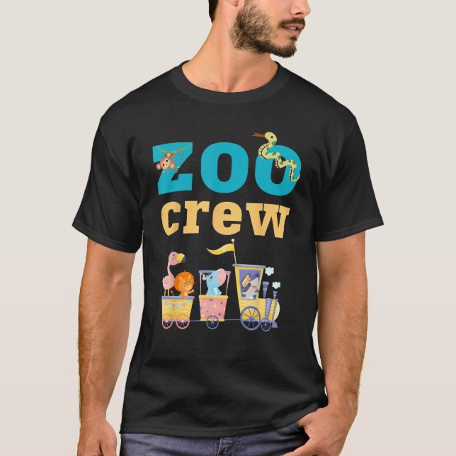 Zoo Crew Zookeeper Family Trip Zoo Visitor Wildlif T-Shirt (Vorderseite)