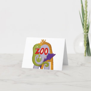 Zoo! Dankeskarte