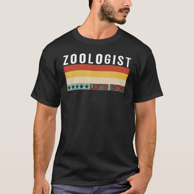 Zoo-Experte Beruf Titel Profession Arbeiter Anerke T-Shirt (Vorderseite)