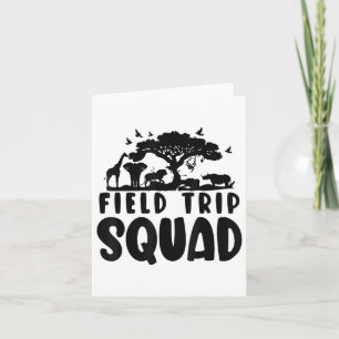 Zoo Field Trip Shirt für Lehrer, Schüler Karte