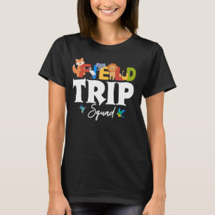 Zoo Field Trip Squad Matching Lehrer Schüler Junge T-Shirt