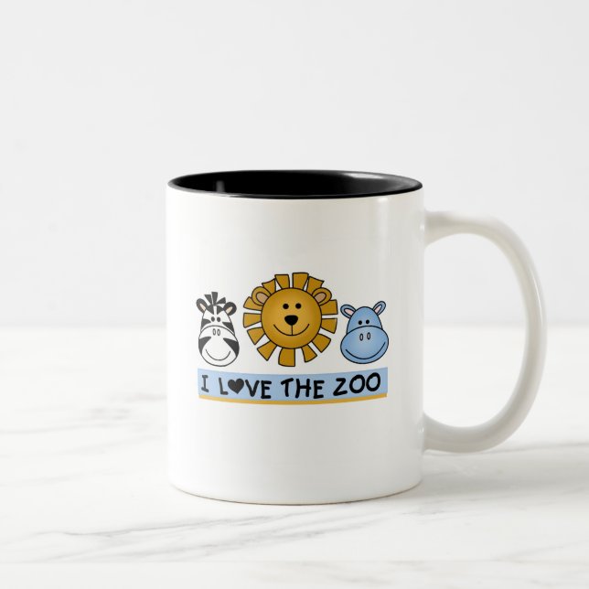 Zoo-Freund-T - Shirts und Geschenke Zweifarbige Tasse (Rechts)
