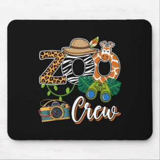 Zoo Giraffe Crew Safari Tierpark Kindermädchen Mousepad