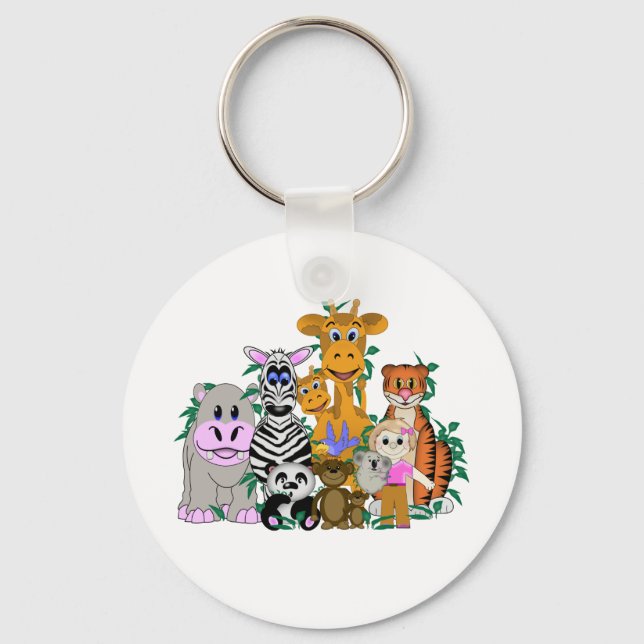ZOO Girl Schlüsselanhänger (Vorderseite)