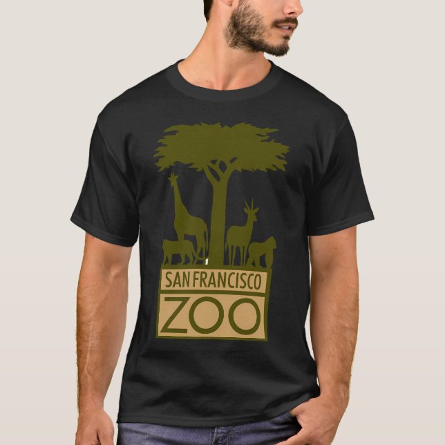 Zoo in San Francisco1-Logo T-Shirt (Vorderseite)