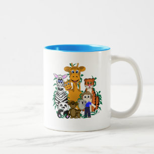 ZOO Junge Zweifarbige Tasse