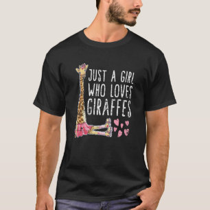 Zoo Keeper Animal Lover Women Giraffen T-Shirt