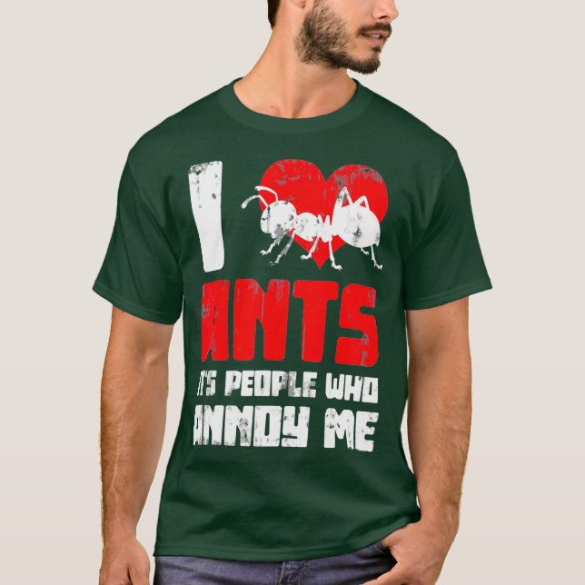 Zoo Keeper Ant Behaltend Hobby-Geschenk Ants T-Shirt (Vorderseite)