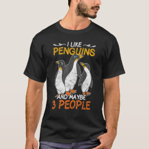 Zoo Keeper Antarktis Bird Animal Niedlich Pinguin T-Shirt