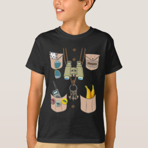 Zoo Keeper Costume Fun Halloween Boys Girls Zookee T-Shirt
