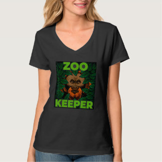 Zoo Keeper Funny Jungle Monkey Animal Lover Men Wo T-Shirt