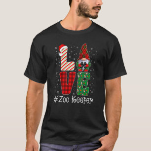 Zoo Keeper LOVE Gnom Lustiger passender Pyjama Wei T-Shirt