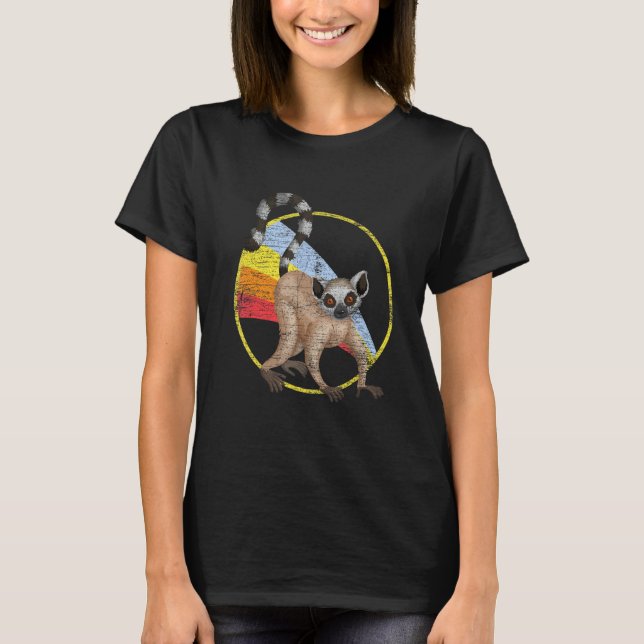 Zoo Keeper Monkey Madagascar Lemur T-Shirt (Vorderseite)