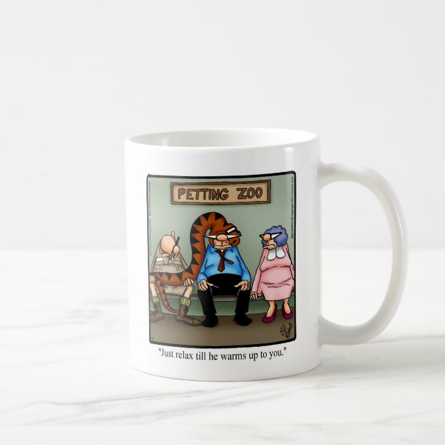 Zoo Keeper Spaß Tasse Geschenk (Rechts)