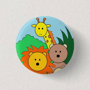 "Zoo-" Knopf Button