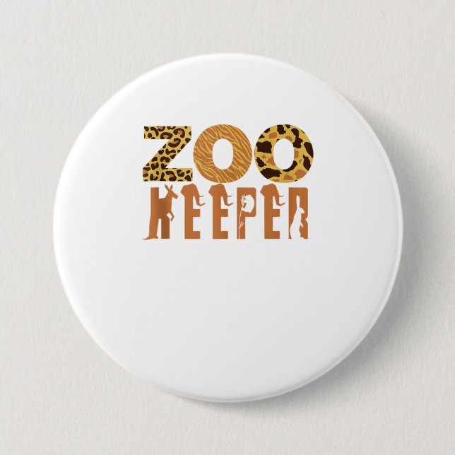 Zoo Liebe Tierpark California Button (Vorderseite)