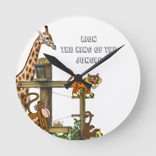Zoo Löwe Der König Des Dschungels Uhr