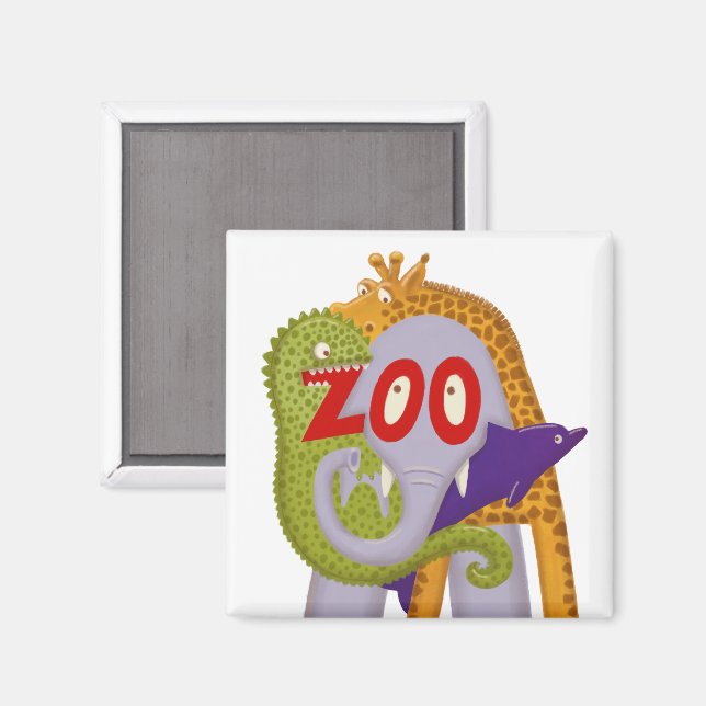 Zoo! Magnet (Vorderseite/Rückseite)