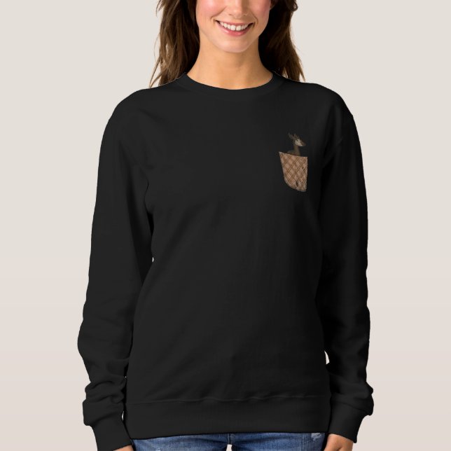 Zoo Okapi   Süße Tasche Afrika Safari Tier Okapi Sweatshirt (Vorderseite)