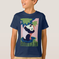 Zoo-Panda-T-Shirt der KindVintages WPA Brookfield