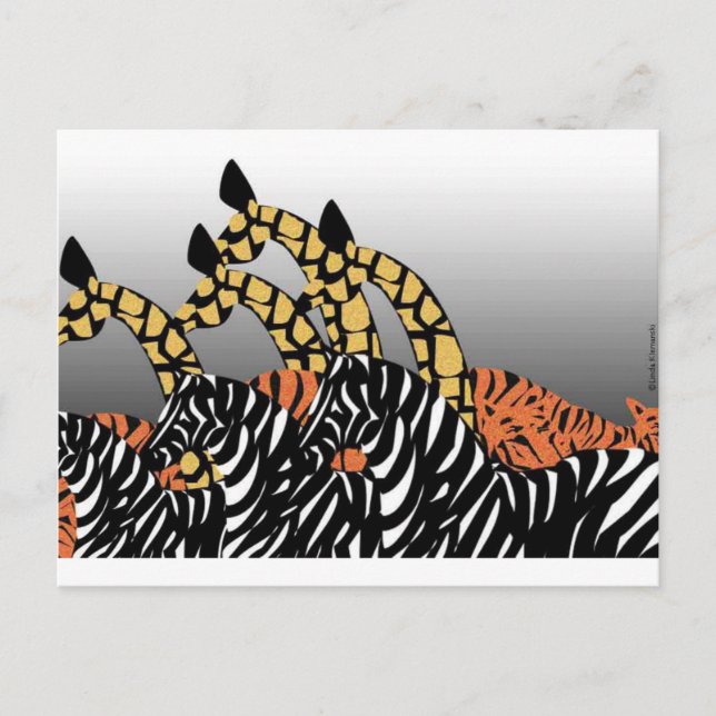 Zoo Postkarte (Vorderseite)