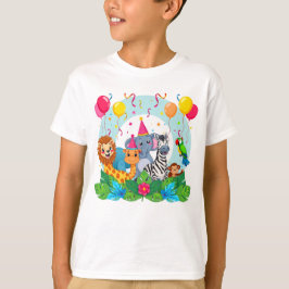 Zoo Safari Dschungel-Abenteuer für Kinder  T-Shirt