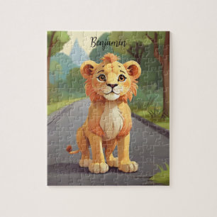 Zoo Safari Little Lion Kid Puzzle