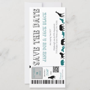 Zoo Save the Date Einladung