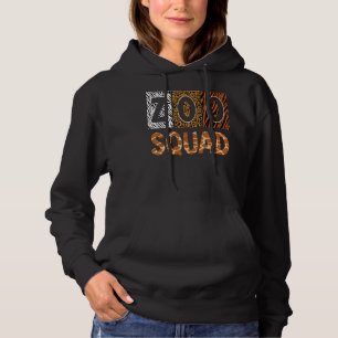 Zoo Squad Safari Squad Wildlife Animal Costume Hoodie