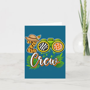 Zoo-Team-Crew Dschungel-Safari-Wildlife Karte