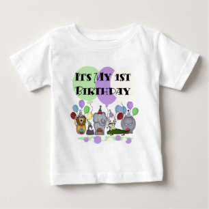 Zoo-Tier-1. Geburtstags-T-Shirts und Geschenke Baby T-shirt