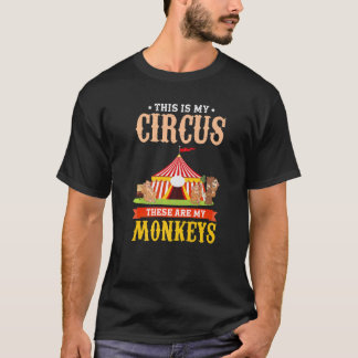 Zoo-Tier Das ist mein Zirkus, das sind meine Affe T-Shirt