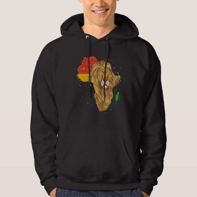 Zoo Tier Löwe Afrika Safari Tier Löwe Hoodie (Vorderseite)