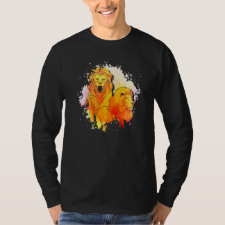 Zoo-Tier  Löwe  Afrika Safari-Tier Löwe T-Shirt