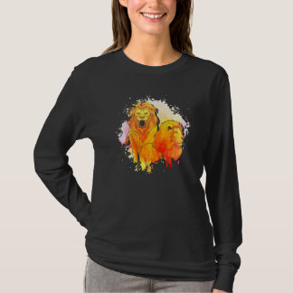 Zoo-Tier  Löwe  Afrika Safari-Tier Löwe T-Shirt