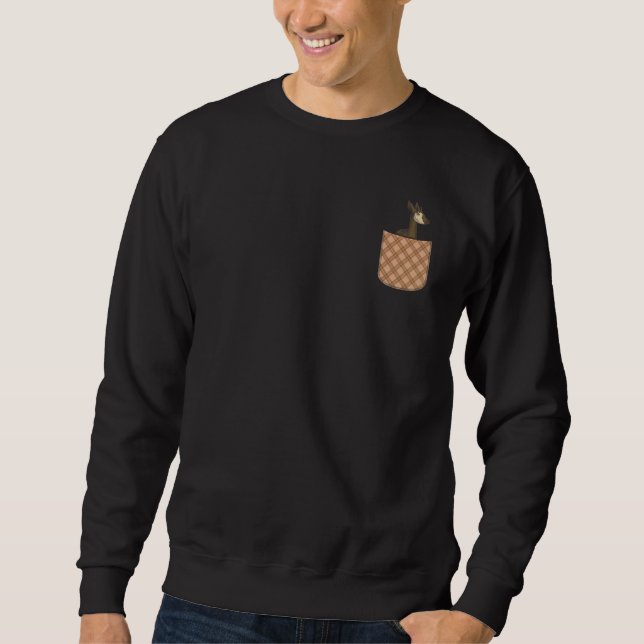 Zoo-Tier  Süße Tasche Afrika Safari-Tier Okapi Sweatshirt (Vorderseite)
