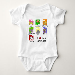 Zoo-Tier-T-Shirts und Geschenke Baby Strampler