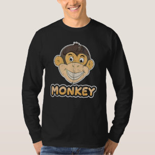 Zoo Tieraffe Schimpanze Niedlicher Affe T-Shirt