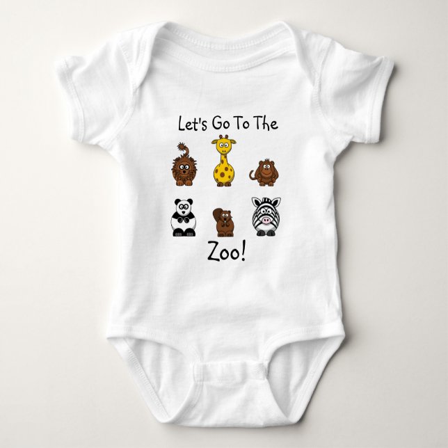 Zoo-Tiere Baby u. der T - Shirt der Kinder (Vorderseite)