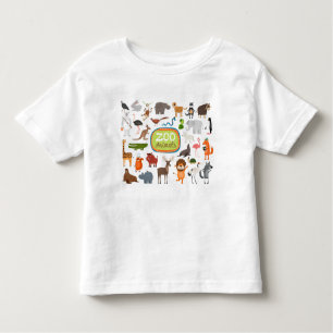 Zoo-Tiere Kleinkind T-shirt