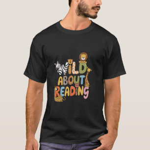 Zoo-Tiere Liebhaber Bibliothekar Leser Bücher Wild T-Shirt