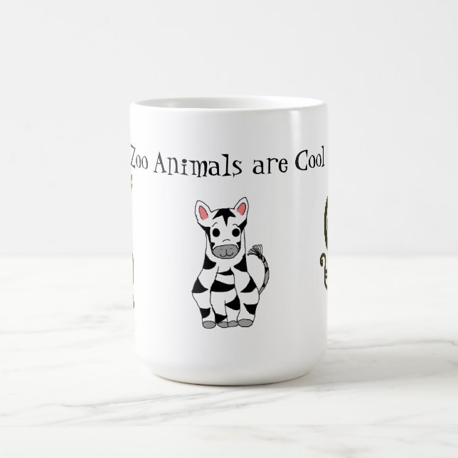 Zoo-Tiere sind cool Tasse (Mittel)