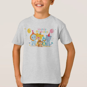 Zoo-Tiere Wildtier-Geburtstags-Safari-Abenteuer T-Shirt