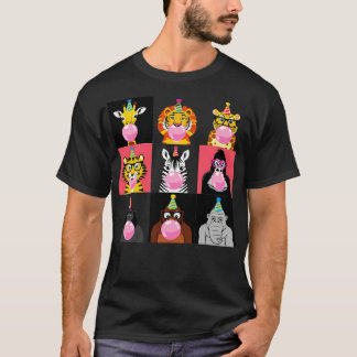 Zoo-Tiere Wildtier-Geburtstagsfeier Zoo-Tag Tier T-Shirt