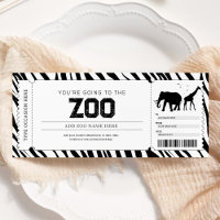 Zoo-Trip Ticket Gutschein